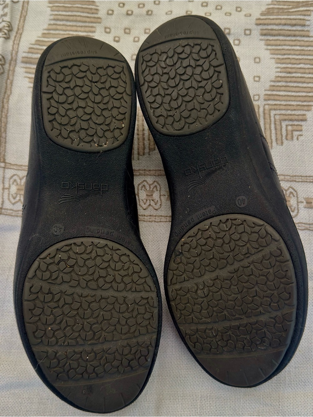 Dansko Black Leather Slip-On clogs never worn - Picture 2 of 7